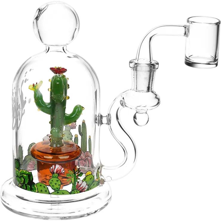 6" Pulsar Cactus Terrarium Dab Rig