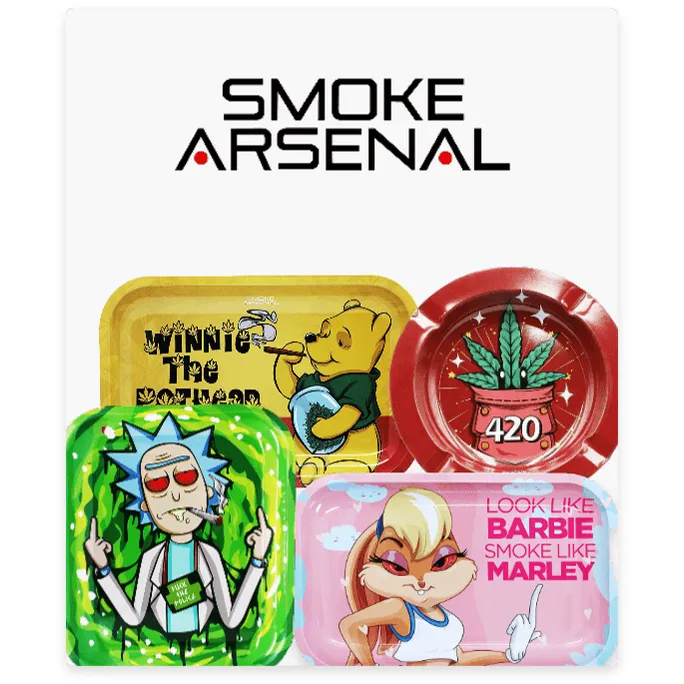 Arsenal 4 pc Wacky Smoking Kit