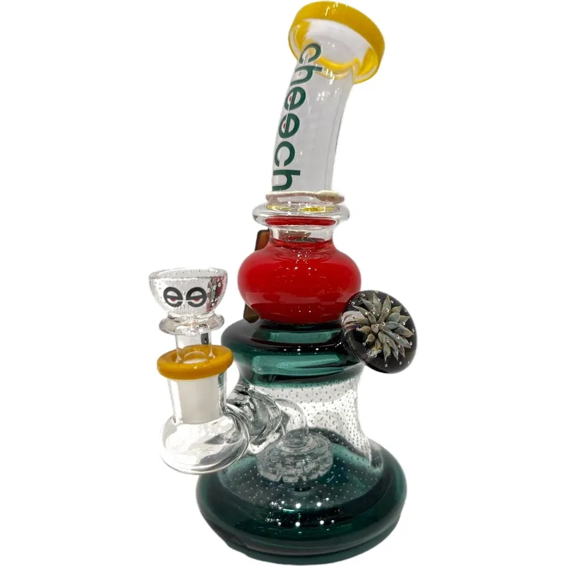 Cheech Shower Head Fumed Glass Rig