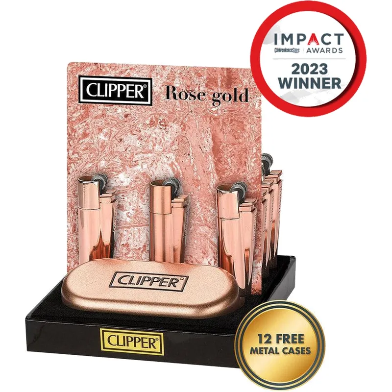 Clipper Rose Gold Lighter