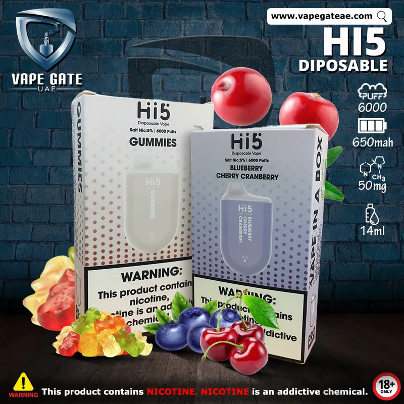 Hi 5 Smokeless Disposable Vape