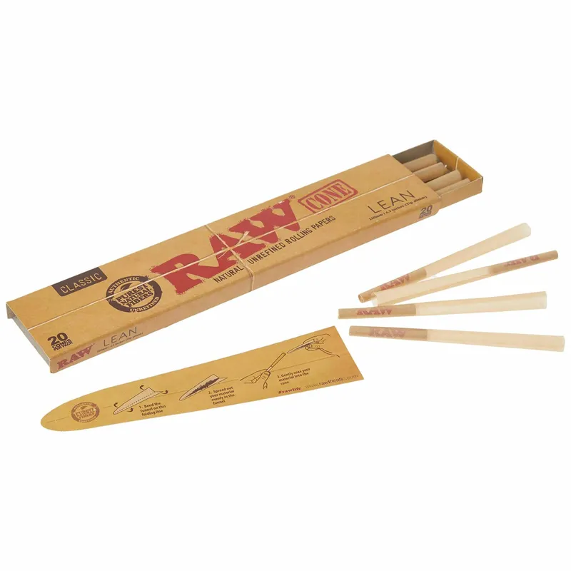 Raw 20 Pack Pre Rolled Lean