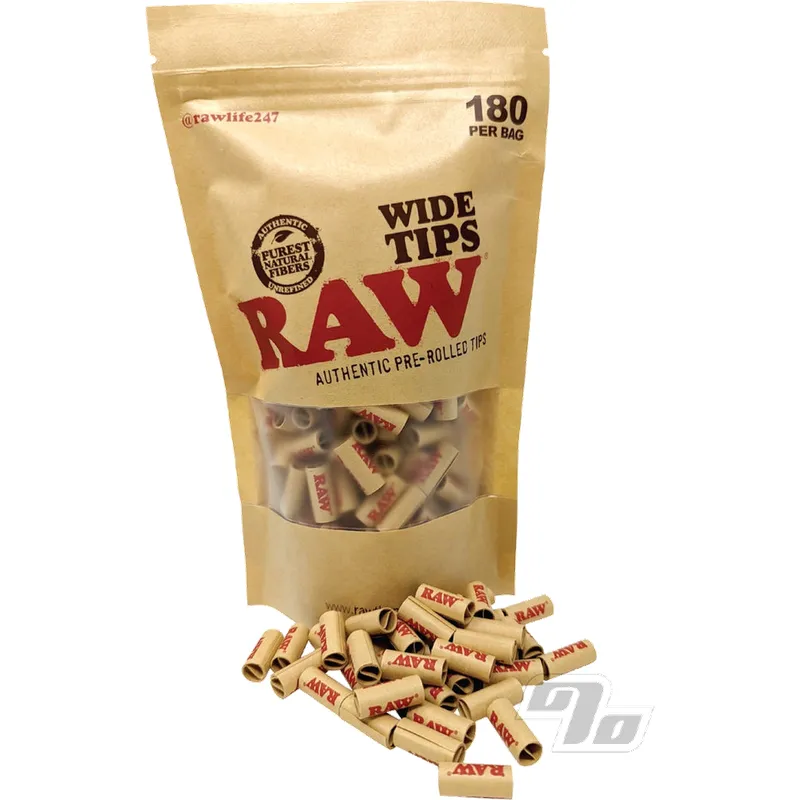 Raw Wide Pre Rolled Tips